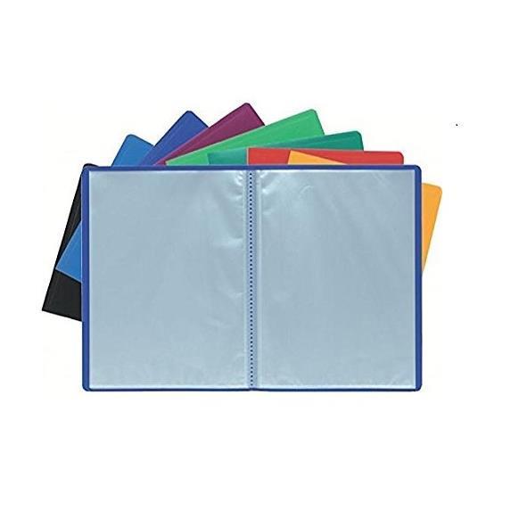 Exacompta - Porta listini - 100 compartimenti - 200 viste - per A4 - disponibile in colori assortiti
