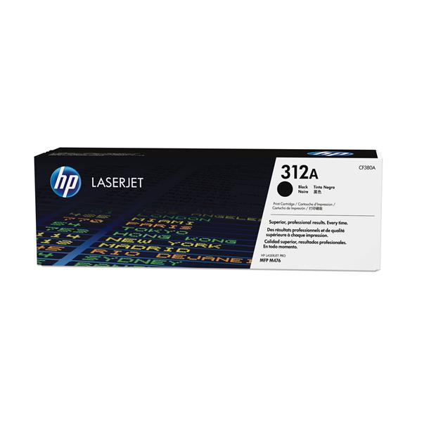 HP 312A - Nero - originale - LaserJet - cartuccia toner (CF380A) - per Color LaserJet Pro MFP M476dn, MFP M476dw, MFP M476nw