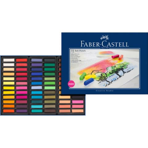 Faber-Castell Mini - Pastello - colori pastello assortiti (pacchetto di 72)
