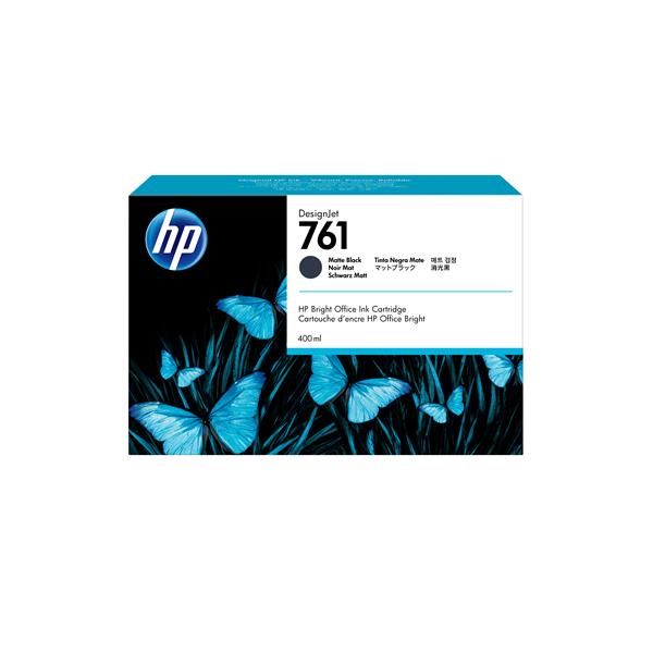 HP 761 - 400 ml - nero opaco - originale - DesignJet - cartuccia d'inchiostro - per DesignJet T7100, T7200 Production Printer
