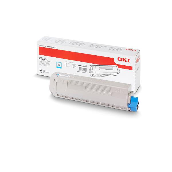 OKI - Ciano - originale - cartuccia toner - per OKI MC853, MC873, MC883