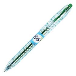 Pilot B2P Begreen - Penna a sfera - verde - inchiostro gel - 0.7 mm - medio - retrattile