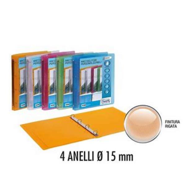 Favorit Lumina - Raccoglitore ad anelli - per 220 x 300 mm - disponibile in colori assortiti
