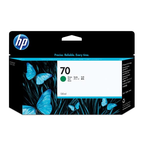 HP 70 - 130 ml - verde - originale - DesignJet - cartuccia d'inchiostro - per DesignJet Z3100, Z3100 GP, Z3100ps GP, Z3200, Z3200ps
