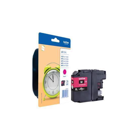 Brother LC125XLM - Rendimento Super Alto - magenta - originale - cartuccia d'inchiostro - per Brother DCP-J4110, MFC-J4410, J4510, J4610, J4710, J6520, J6720, J6920