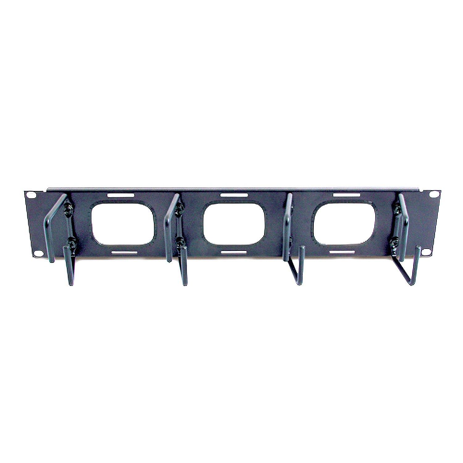 APC - Cable organizer - nero - 2U - per NetShelter EP; NetShelter ES; NetShelter SX; Netshelter VS; Netshelter VX; NetShelter WX