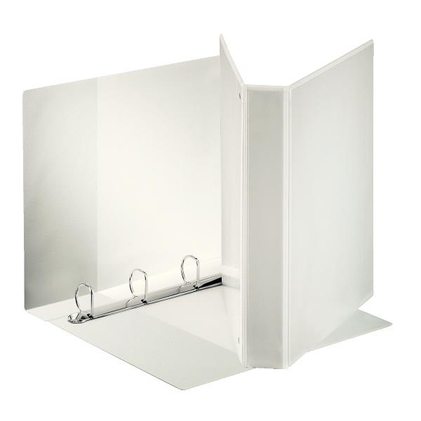 Esselte - Raccoglitore ad anelli - larghezza dorsale 50 mm - per 220 x 300 mm, A4 Maxi - capacità 280 fogli - bianco