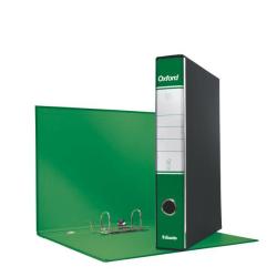 Esselte Oxford G82 - Cartellina con meccanismo a leva - larghezza dorsale 50 mm - per 230 x 300 mm - capacità 300 fogli - verde