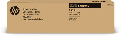 Samsung CLT-C503L - Alta resa - ciano - originale - cartuccia toner (SU014A) - per ProXpress SL-C3010DW, SL-C3010ND, SL-C3060FR, SL-C3060FW, SL-C3060ND