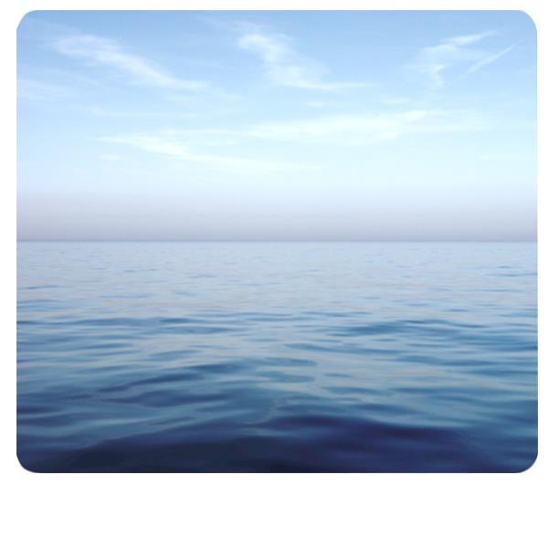 Fellowes Recycled Mouse Pad Blue Ocean - Tappetino per mouse - multicolore