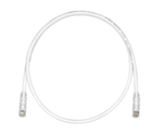 Panduit TX6 PLUS - Cavo patch - RJ-45 (M) a RJ-45 (M) - 1.5 m - UTP - CAT 6 - schermato, antiaggrovigliamento, bloccato - bianco spento