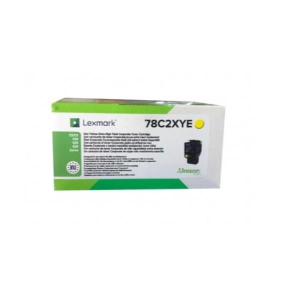 Lexmark - Extra High Yield - giallo - originale - cartuccia toner LCCP, Lexmark Corporate - per Lexmark CS421, CS521, CS622, CX421, CX522, CX622, CX625