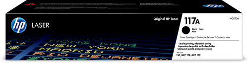 HP 117A - Nero - originale - cartuccia toner (W2070A) - per Color Laser 150a, 150nw, MFP 178nw, MFP 178nwg, MFP 179fnw, MFP 179fwg