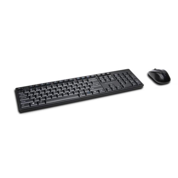 Kensington Pro Fit Low-Profile Desktop Set - Set mouse e tastiera - senza fili - 2.4 GHz