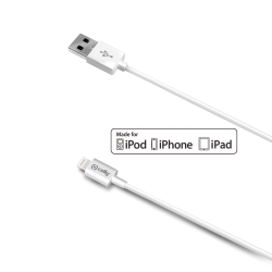 Celly - Cavo Lightning - Lightning maschio a USB maschio - 2 m - bianco