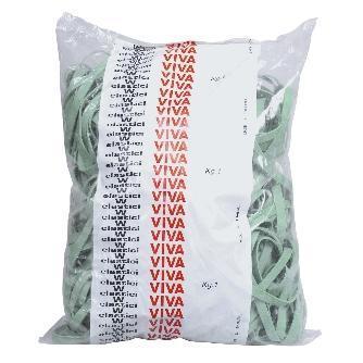 Viva - Elastici - 0.8 cm x 8 cm - 1 kg - verde