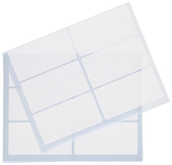 Tico - Carta - Opaca - autoadesivo permanente - bianco - 74 x 38 mm 60 etichette (10 foglio(i) x 6) etichette