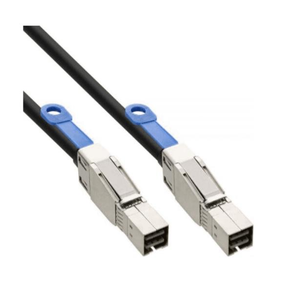 Dell - Cavo esterno SAS - SAS 12Gbit/s - 4x SAS Shielded Mini MultiLane a 36 pin a 4x SAS Shielded Mini MultiLane a 36 pin - 2 m - per PowerEdge T130, T330, T430, T630; PowerVault MD3460, MD3860; Storage SCv2000, SCv2020
