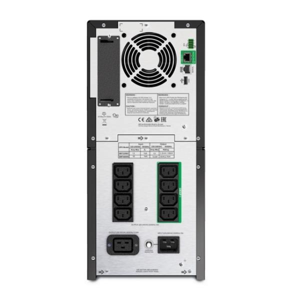 APC Smart-UPS SMT3000IC - UPS - 220/230/240 V c.a. V - 2700 Watt - 3000 VA - RS-232, USB - connettori di uscita 9 - nero - con APC SmartConnect