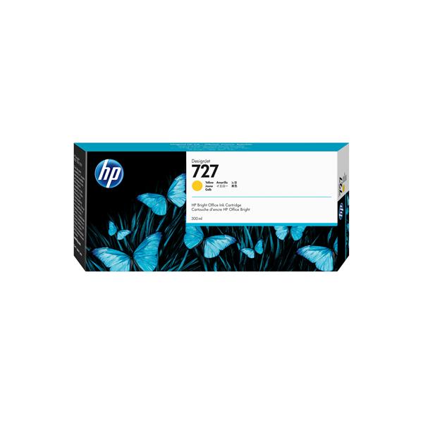 HP 727 - 300 ml - alta capienza - giallo - originale - DesignJet - cartuccia d'inchiostro - per DesignJet T1500, T1530, T2500, T2530, T920, T930