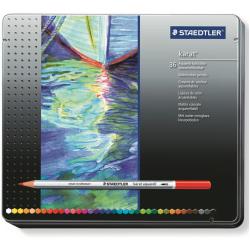 STAEDTLER karat aquarell 125 - Pastello colorato - colori assortiti - 2 mm (pacchetto di 36)