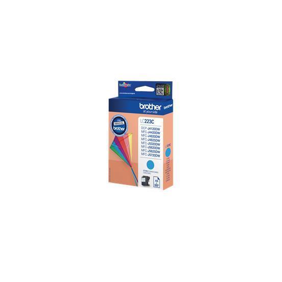 Brother LC223C - Ciano - originale - cartuccia d'inchiostro - per Brother DCP-J4120, J562, MFC-J4625, J480, J5320, J680, J880; Business Smart MFC-J4420