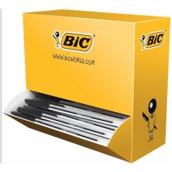 BIC Cristal Original - Penna a sfera - nero - 1 mm - medio (pacchetto di 100)