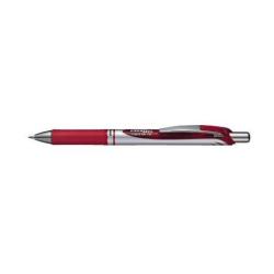 Pentel EnerGel XM Klick - Penna a sfera - rosso - inchiostro gel - 0.7 mm - medio - retrattile