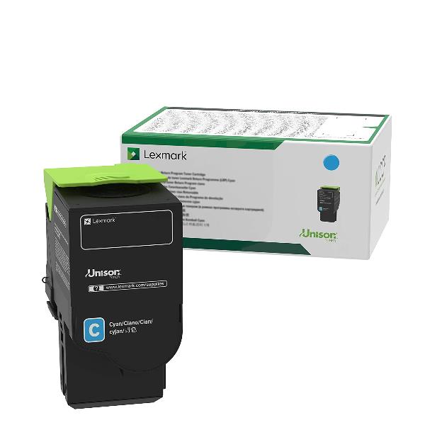Lexmark - Ciano - originale - cartuccia toner LCCP, LRP - per Lexmark C2325dw, C2425dw, C2535dw, MC2325adw, MC2425adw, MC2535adwe, MC2640adwe
