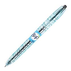Pilot B2P Begreen - Penna a sfera - nero - inchiostro gel - 0.7 mm - medio - retrattile