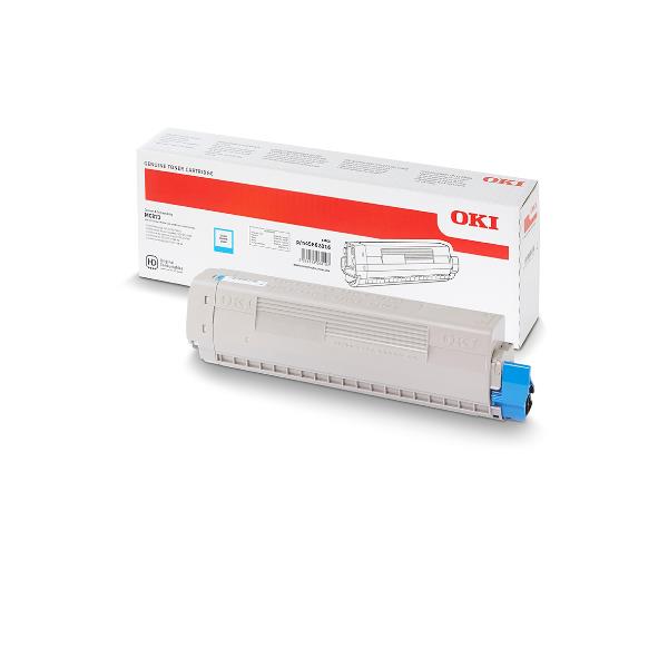 OKI - Ciano - originale - cartuccia toner - per OKI MC873DN, MC873DNC, MC873DNCT, MC873DNV, MC873DNX, MC883dn, MC883dnct, MC883dnv