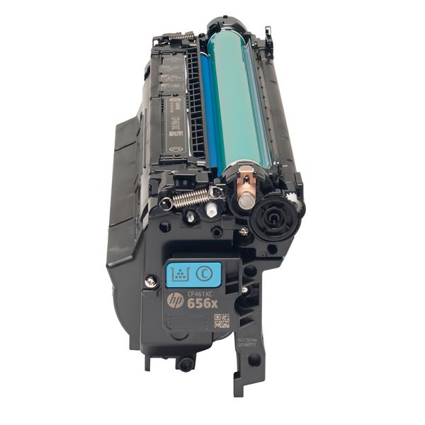 HP 656X - Alta resa - ciano - originale - LaserJet - cartuccia toner (CF461X) - per Color LaserJet Enterprise M652dn, M652n, M653dh, M653dn, M653x