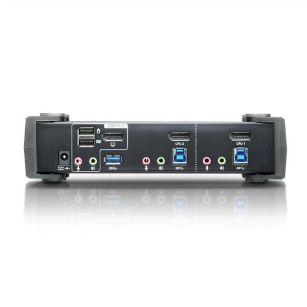 ATEN CS1924 KVMP Switch - Switch KVM / audio / USB - 4 x KVM / audio / USB - 1 utente locale - desktop