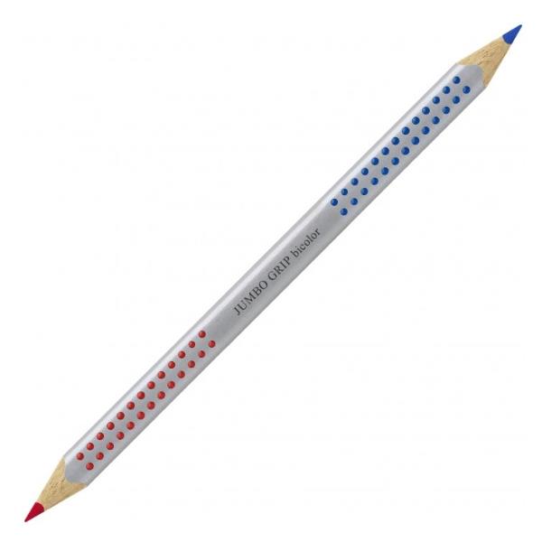 Faber-Castell Jumbo Grip Bicolor - Matita bicolore - rosso, blu