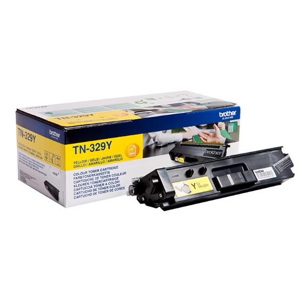 Brother TN329Y - Giallo - originale - cartuccia toner - per Brother DCP-L8450CDW, HL-L8350CDW, HL-L8350CDWT, MFC-L8850CDW