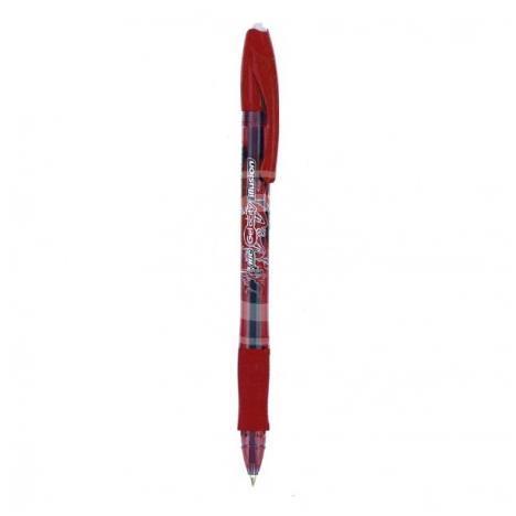 BIC Gel-ocity illusion - Penna a sfera - rosso - inchiostro gel - 0.7 mm - medio - retrattile (pacchetto di 12)