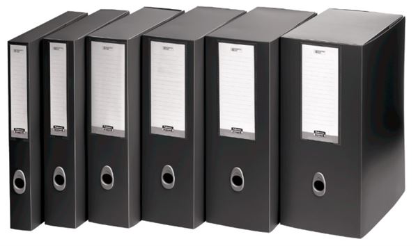 Bankers Box Progetto Plus VIP - Cartella a scatola - larghezza dorsale 150 mm - per 255 x 355 mm - argento, grigio antracite