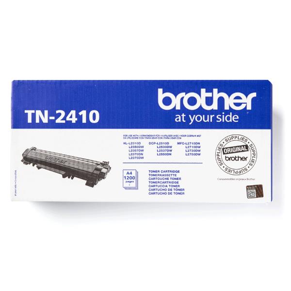 Brother TN2410 - Nero - originale - cartuccia toner - per Brother DCP-L2510, L2530, L2537, L2550, HL-L2350, L2370, L2375, MFC-L2713, L2730, L2750