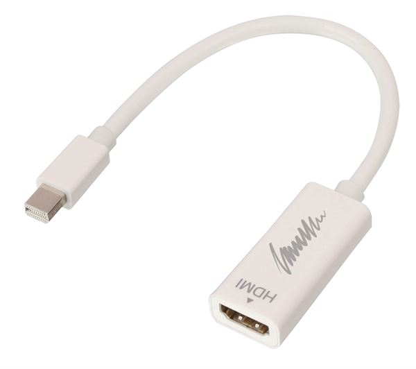 Lindy - Adattatore video - Mini DisplayPort maschio a HDMI femmina - bianco - supporto 4K