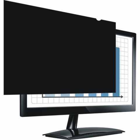 Fellowes PrivaScreen Blackout - Filtro privacy schermo - Larghezza 23" - nero - Compatibile TAA