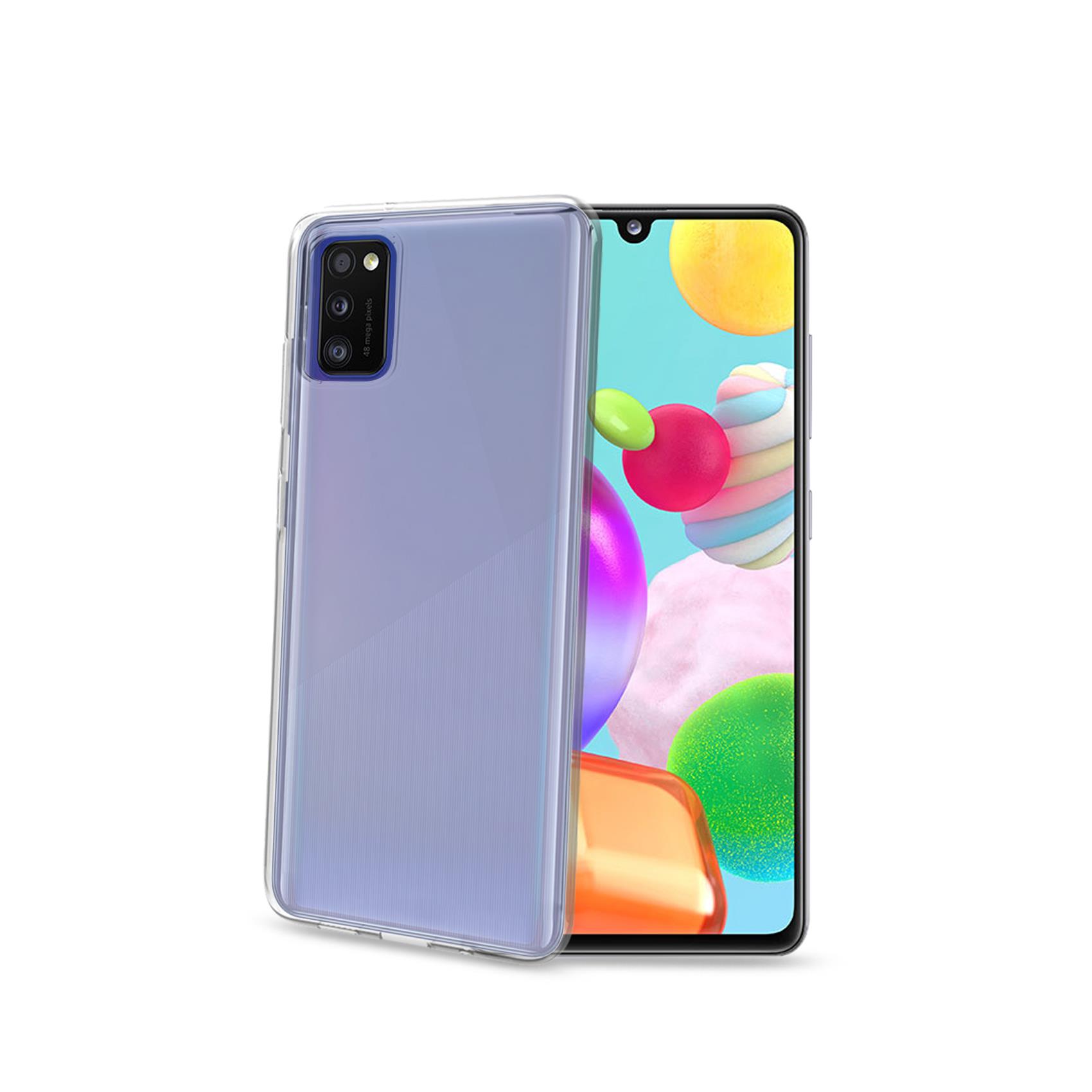 Celly Gelskin GELSKIN906 - Cover per cellulare - TPU (poliuretano termoplastico) - trasparente - per Samsung Galaxy A41