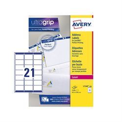 Avery - Bianco - 38.1 x 63.5 mm 2100 pezzi Etichette per indirizzi
