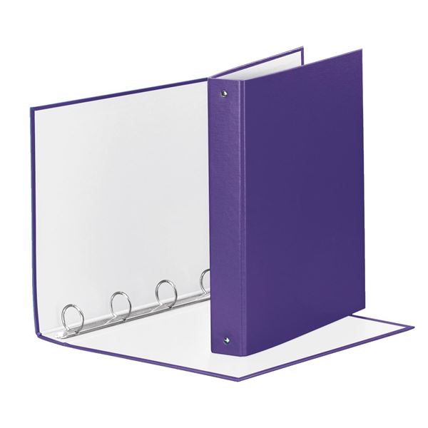 Esselte Meeting - Quaderno ad anelli - larghezza dorsale 40 mm - per 220 x 300 mm - capacità 200 fogli - viola