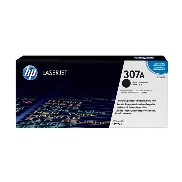HP 307A - Nero - originale - LaserJet - cartuccia toner (CE740A) - per Color LaserJet Professional CP5225, CP5225dn, CP5225n