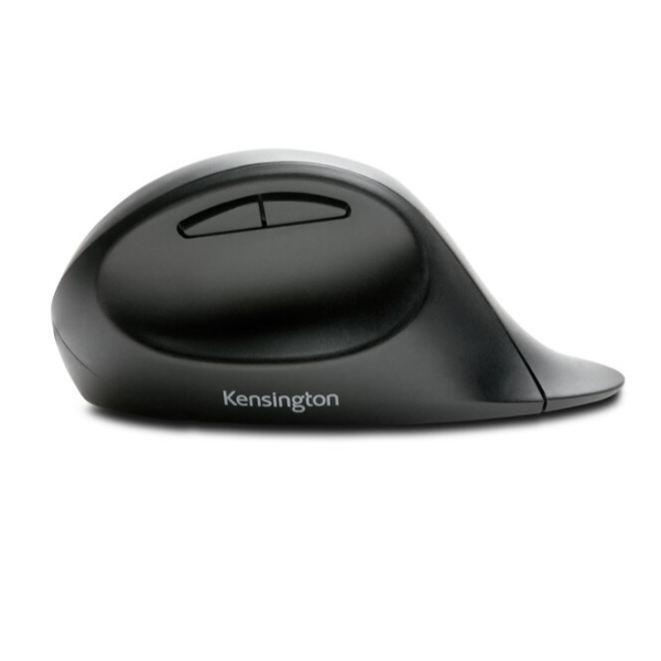 Kensington Pro Fit Ergo Wireless Mouse - Mouse - ergonomico - 5 pulsanti - senza fili - 2.4 GHz, Bluetooth 4.0 LE - ricevitore wireless USB - nero - retail