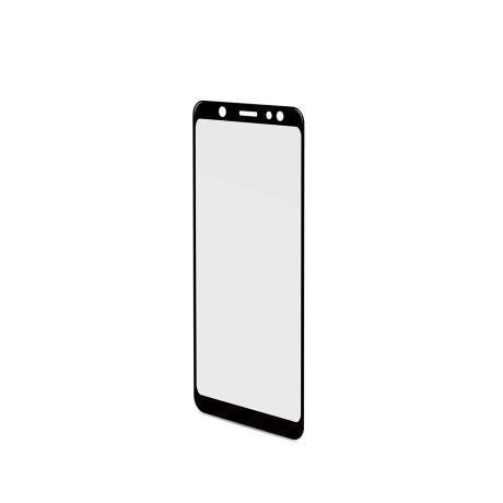 Celly FULLGLASS737BK - Protezione per schermo per telefono cellulare - vetro - colore telaio nero - per Samsung Galaxy A6