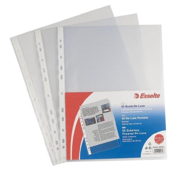 Esselte Office - Busta trasparente - per 220 x 300 mm - trasparente (pacchetto di 50)