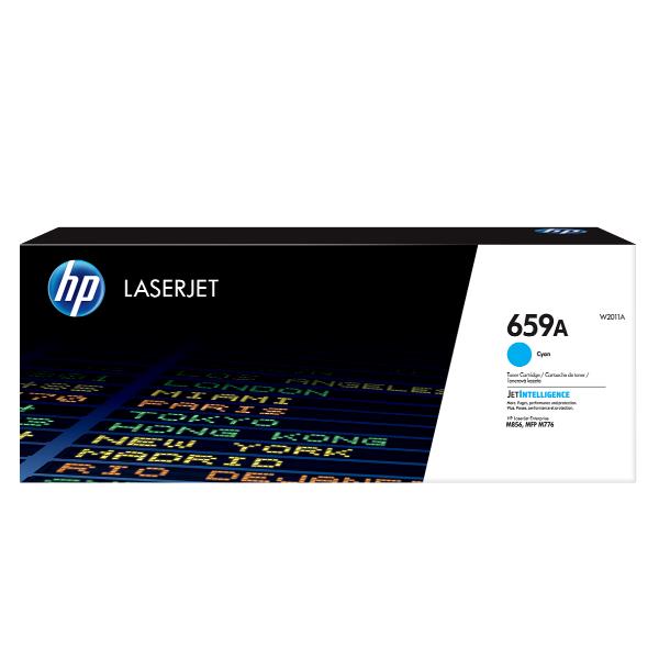 HP 659A - Ciano - originale - LaserJet - cartuccia toner (W2011A) - per Color LaserJet Enterprise MFP M776; LaserJet Enterprise Flow MFP M776