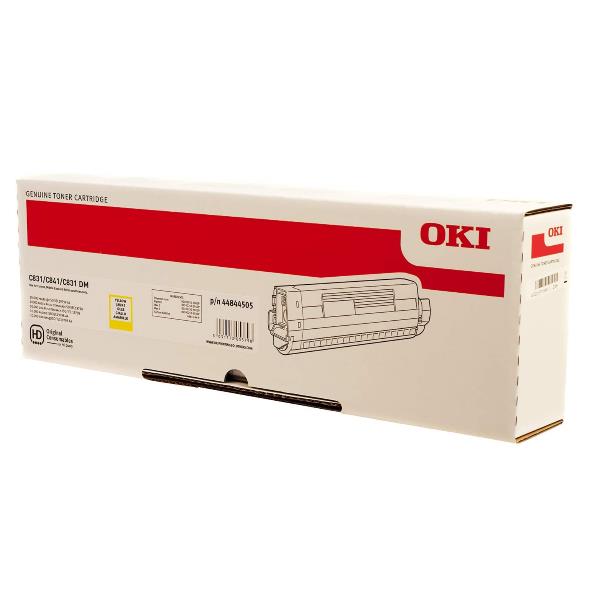 OKI - Giallo - originale - cartuccia toner - per C831cdtn, 831DM, 841cdtn, 841dn, 841n