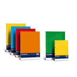 FAVINI SCHOOL BASIC DIVIDERELLO - Divisorio - per 220 x 297 mm - con schede - colori assortiti (pacchetto di 10)
